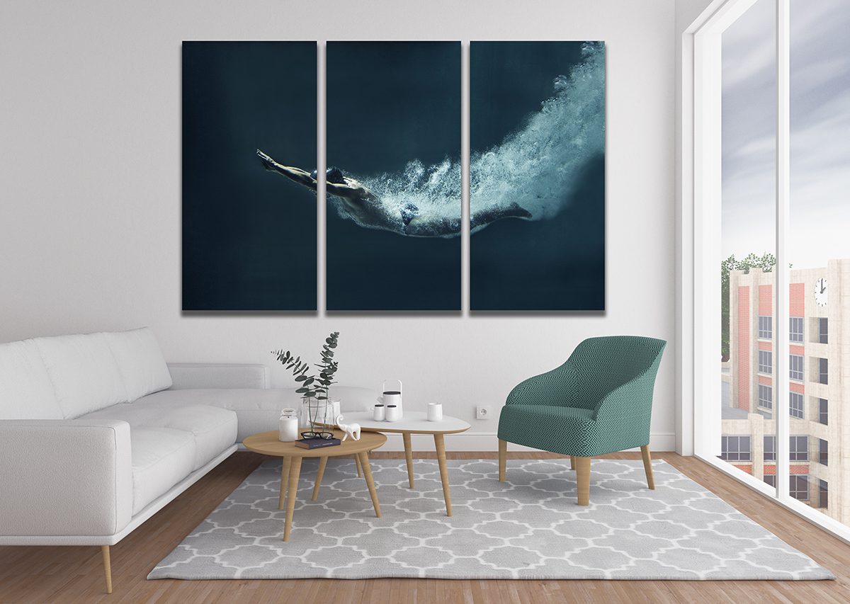 Hot Swimming Wall Art